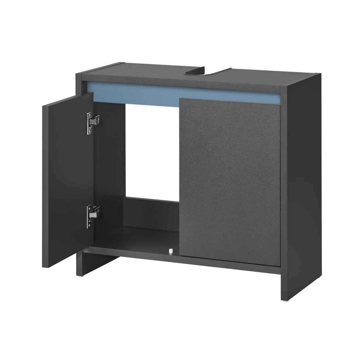 LIVARNO home Meuble vasque « Oslo » avec 2 portes, anthracite