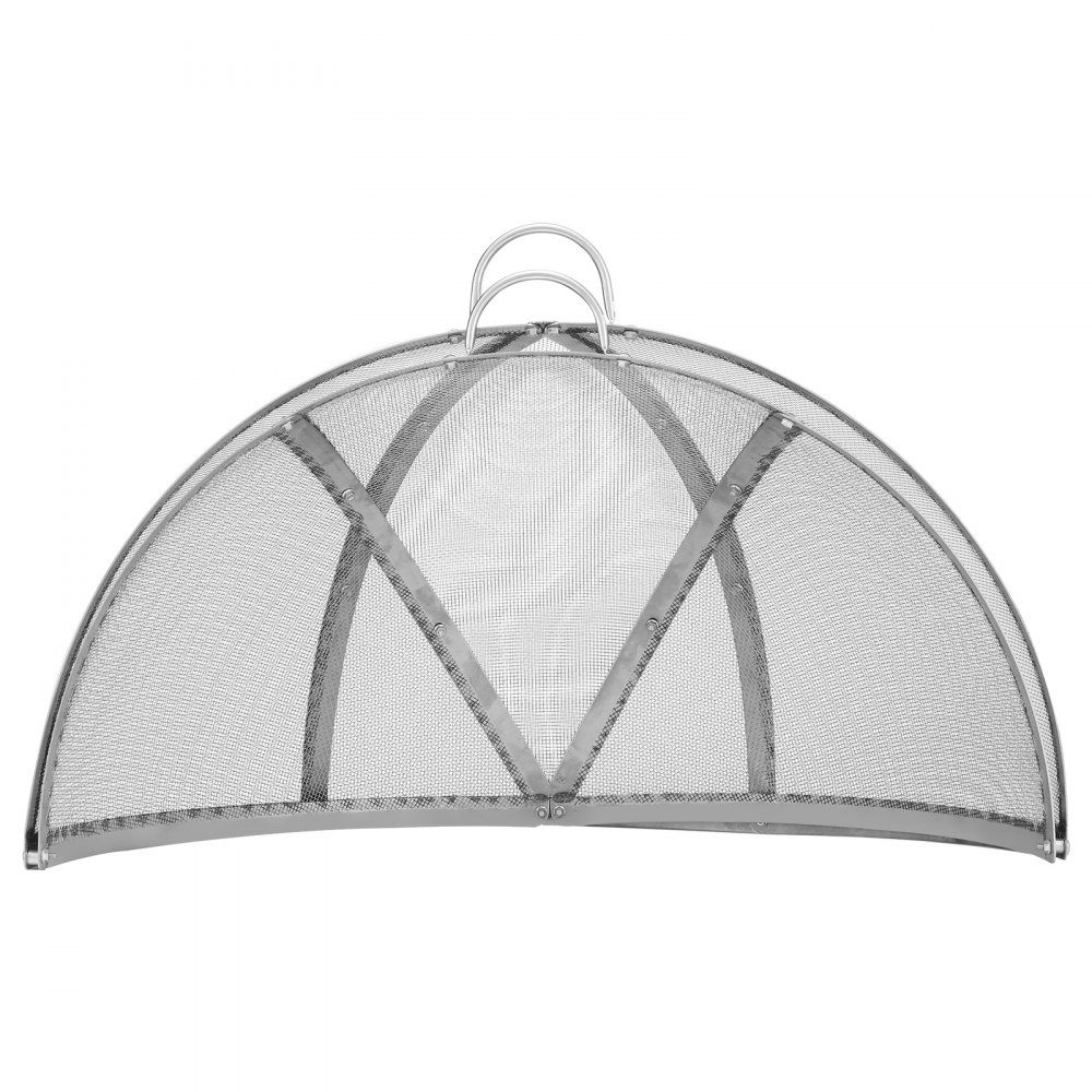Funkenfänger für Feuerschalen Ø 1016 mm Feuerstellengitter Funkenschutz Edelstahl Funkenhaube 2 mm Maschenlöcher Feuerschale Funkenschutzhaube Ideal für Feuerstellen, Feuerschalen und Kamine