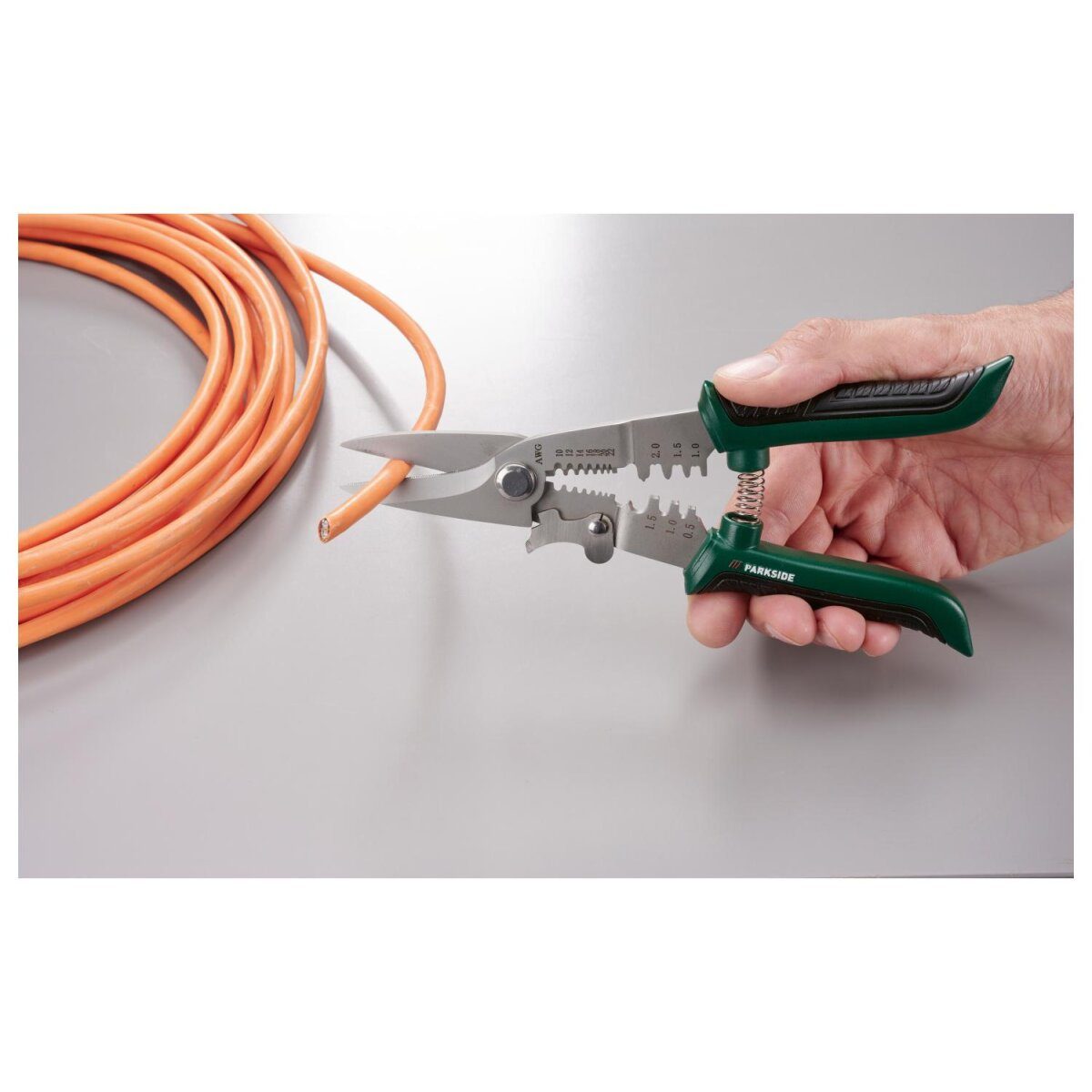 PARKSIDE® Multi-Abisolierzange / Kabelschere 180 mm / Kabelschere 205 mm