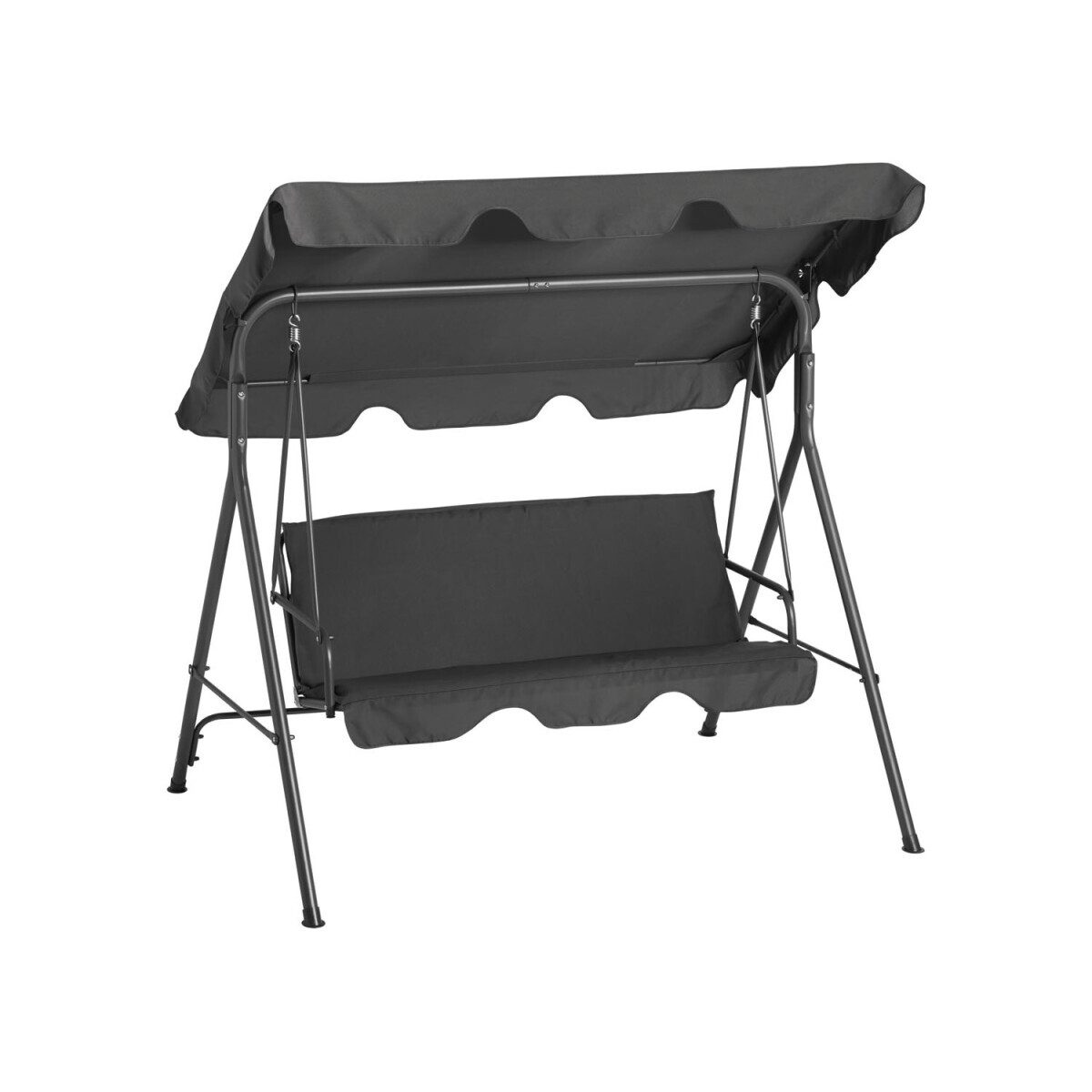 Swing Hollywood swing garden swing swing bench hanging swing 2-seater anthracite