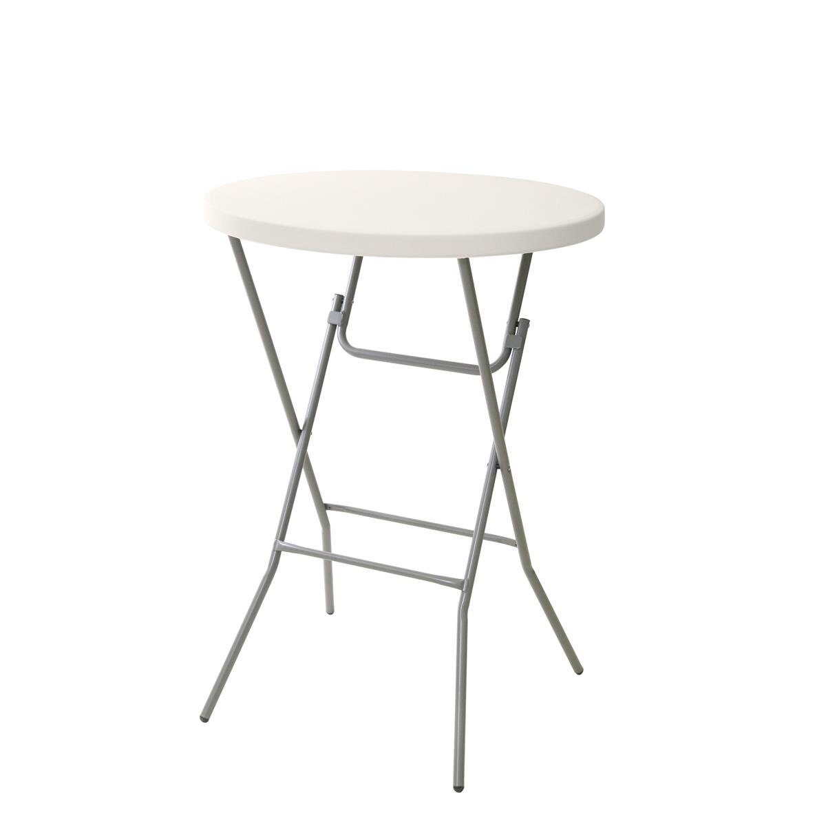 Table de bar Ribelli table pliante, Ø 80 x 110 cm, Saragosse gris/sable