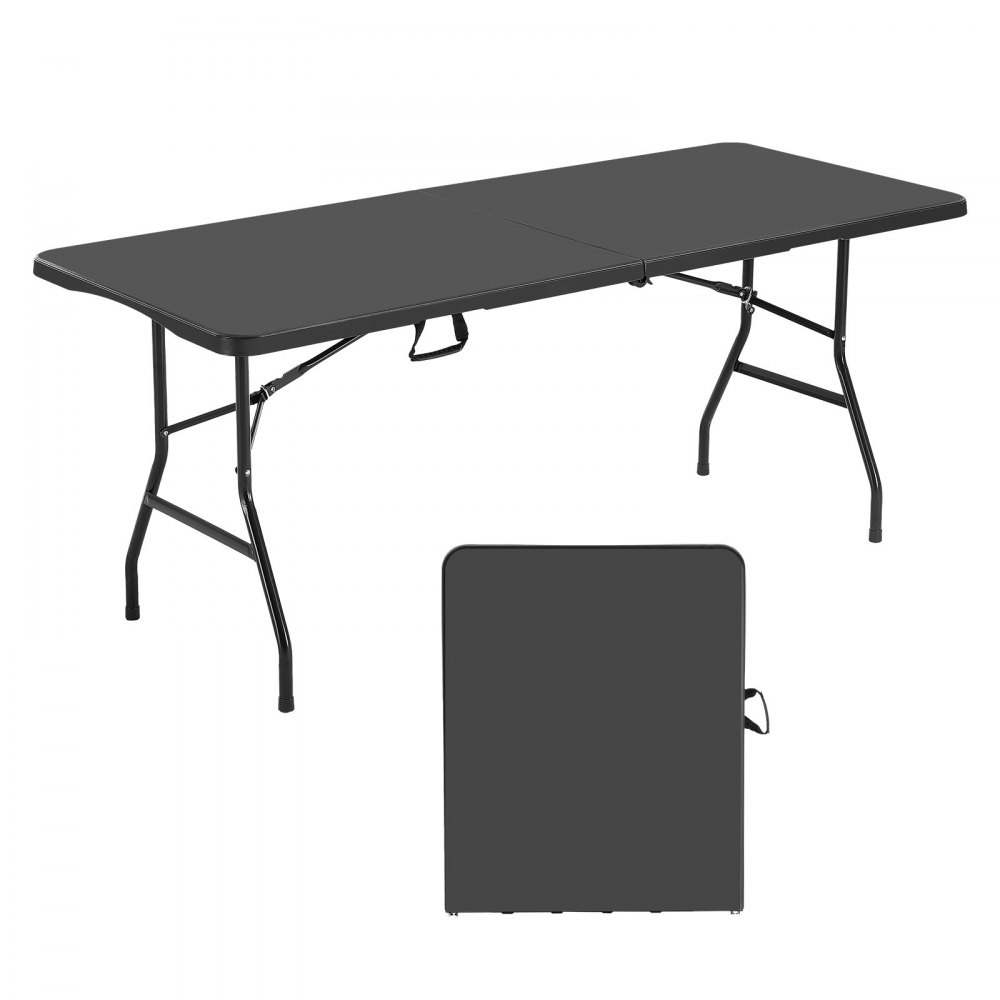 Table Pliante Buffet Table Portable Multifonction 180 cm, Table rectangulaire en Plastique (pour 4-6 Personnes) avec poignĂ©e intĂ©grĂ©e, Table de Jardin Table de Camping pour fĂȘtes Pique-Nique Camping, Noir Table Pliante Buffet Table Portable Multifonction 180 cm, Table rectangulaire en Plastique (pour 4-6 Personnes) avec poignĂ©e intĂ©grĂ©e, Table de Jardin Table de Camping pour fĂȘtes Pique-Nique Camping, Noir