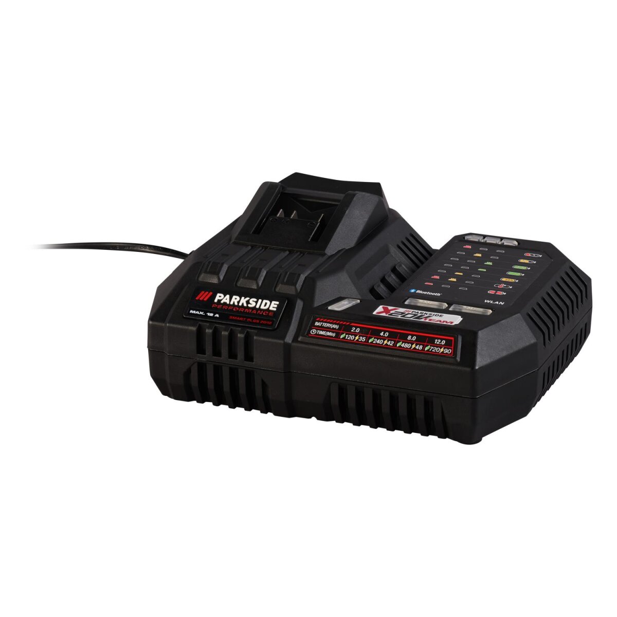 PARKSIDE PERFORMANCE® 20 V / 12 A intelligente acculader »PLGS 2012 A1«, zonder accu PARKSIDE PERFORMANCE® 20 V / 12 A intelligente acculader »PLGS 2012 A1«, zonder accu