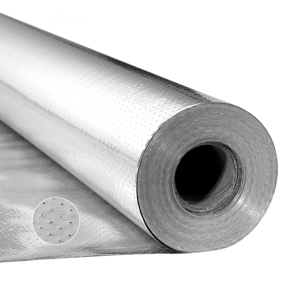 Insulation Film 0.15mm Insulation Film Reflective Film 28x4ft Double Reflective Aluminum Foil Thermal Insulation Thermal Foil Thermal Insulation Roll for Windows RV Roofs