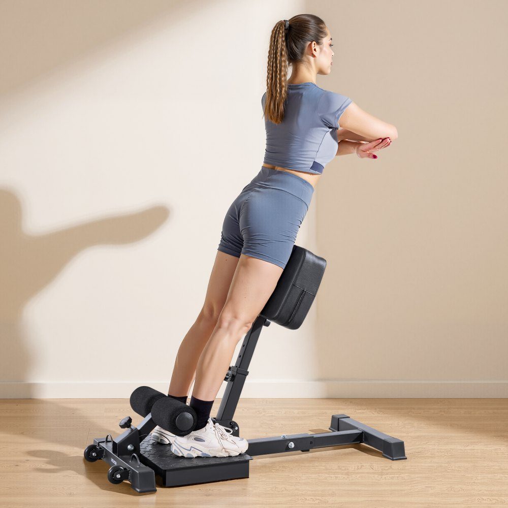 Sissy Squat Machine, Multifunctional Deep Sissy Squat Bench for Leg Muscle Training, Foldable Squat Trainer for Core, Waist, Buttocks, Leg Training Equipment for Home Gym