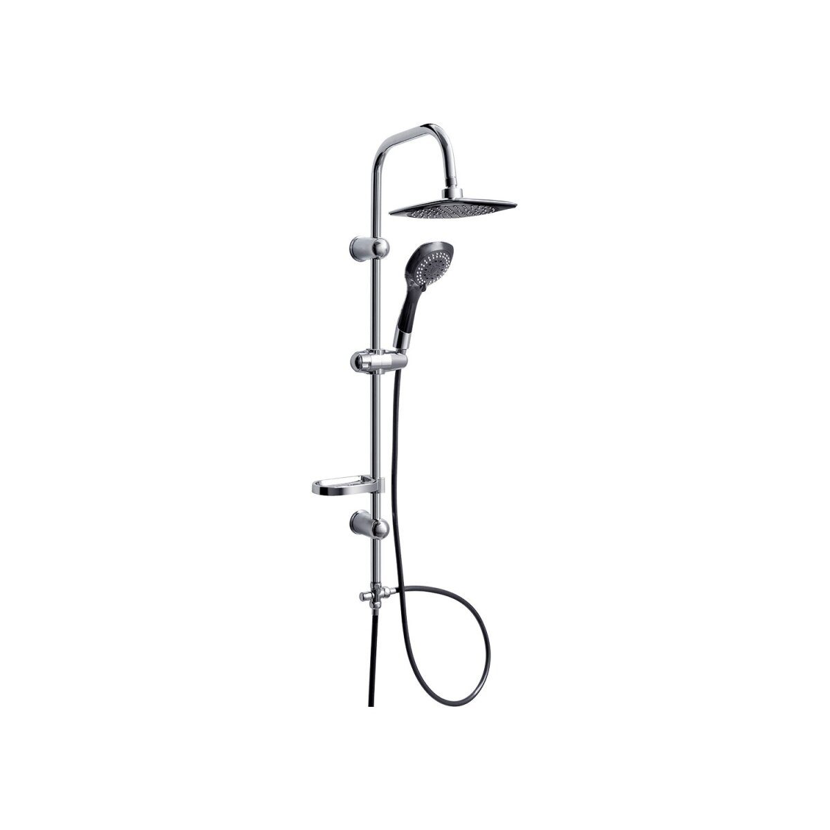 Eisl shower column shower dream, black