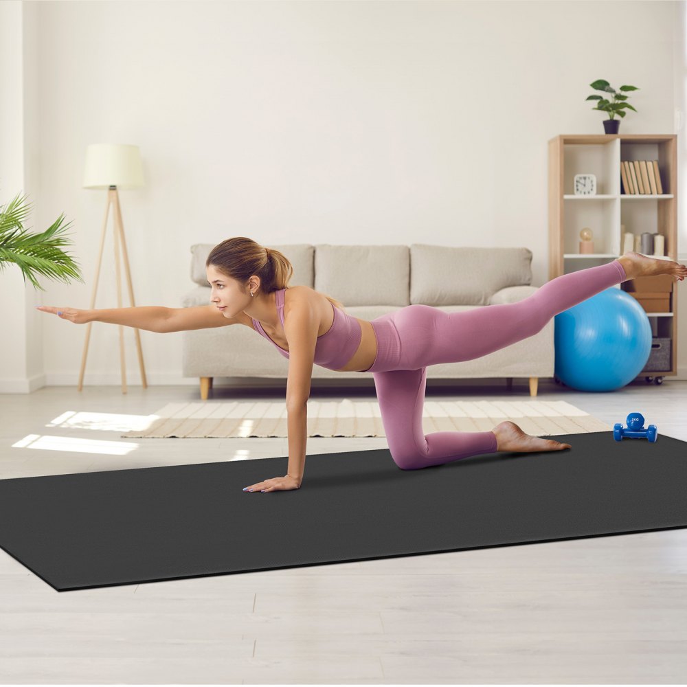 Exercise Mat, Non-Slip High Density Premium Yoga Mat, Exercise Yoga Mat for Men and Women, Fitness and Exercise Mat with Bag and Strap, for All Types of Home Yoga, Pilates and Floor Training (3x1.8m) Exercise Mat, Non-Slip High Density Premium Yoga Mat, Exercise Yoga Mat for Men and Women, Fitness and Exercise Mat with Bag and Strap, for All Types of Home Yoga, Pilates and Floor Training (3x1.8m)