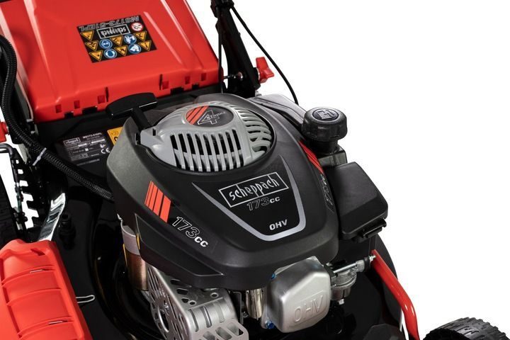 SCHEPPACH MS173-51E 51CM Benzin-Rasenmäher mit BATTERIE-Starter-XXL-Set