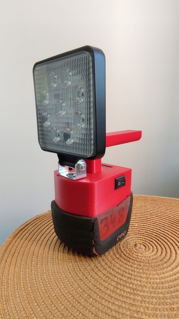 Zasilacz akumulatorowy Hilti 14,4V Latarka LED na plac budowy