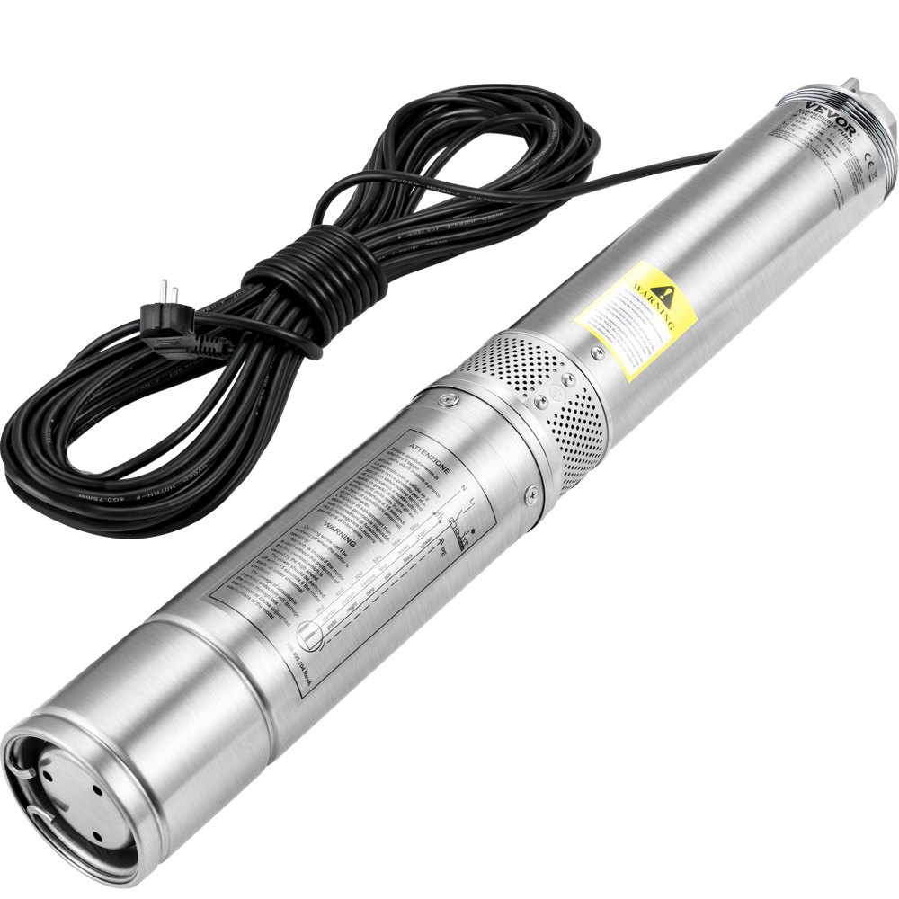 82 mm deep well pump 750W well pump 100L/min submersible pump max. delivery height 66m pipe pump 230V 50Hz sand pump IP68 water pump 16 impeller levels pump Ideal for irrigation or water supply 82 mm deep well pump 750W well pump 100L/min submersible pump max. delivery height 66m pipe pump 230V 50Hz sand pump IP68 water pump 16 impeller levels pump Ideal for irrigation or water supply