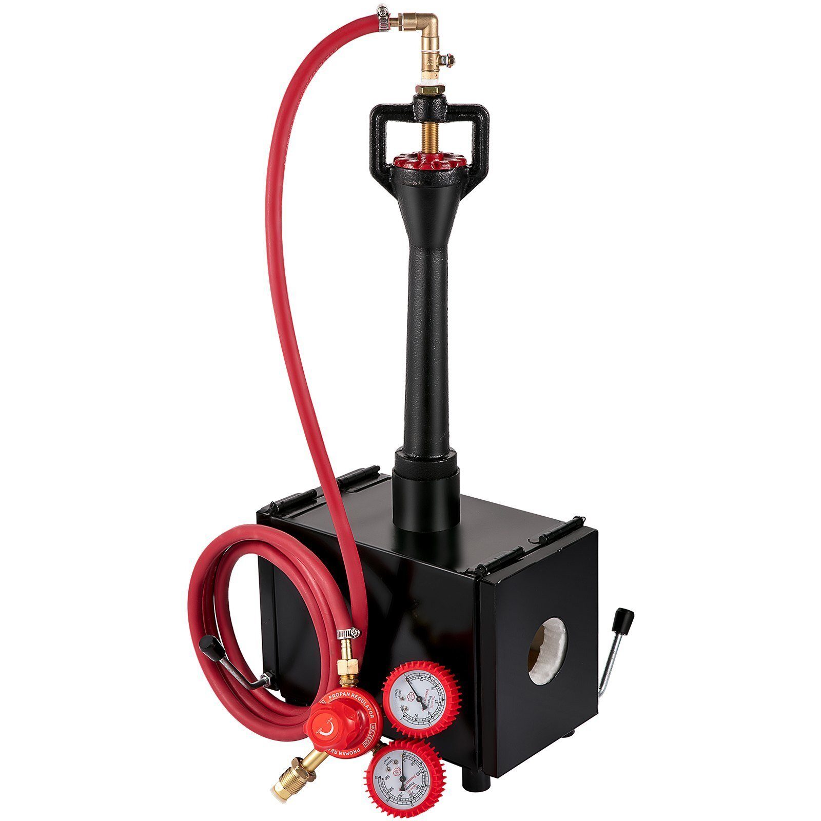XXL starter set gas forge oven 1300°C two-door burner forge propane gas 3.5L steel