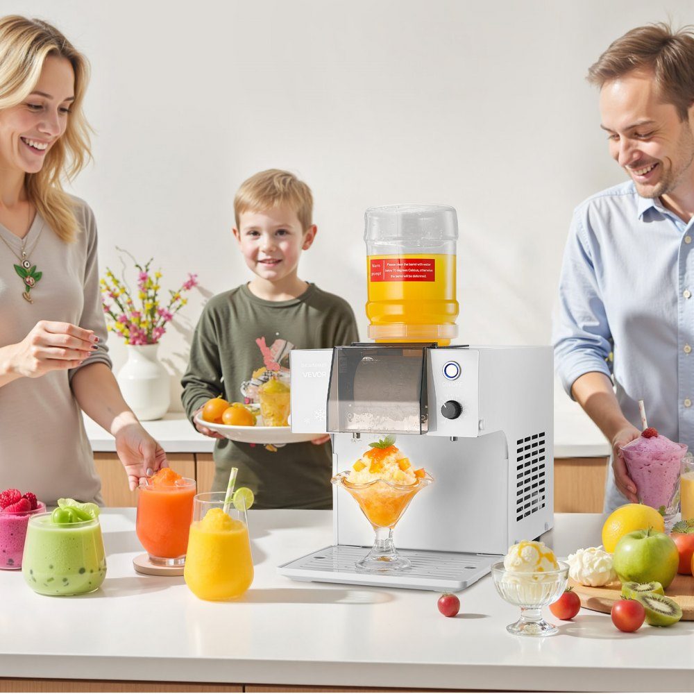 Snowflake Ice Machine, 80kg/day Ice Shaving Machine, Ice Shaver with Stainless Steel Blade, Electric Bingsu Machine with 1.8L Tank, 90 Quick Cooling, for Small Events at Home