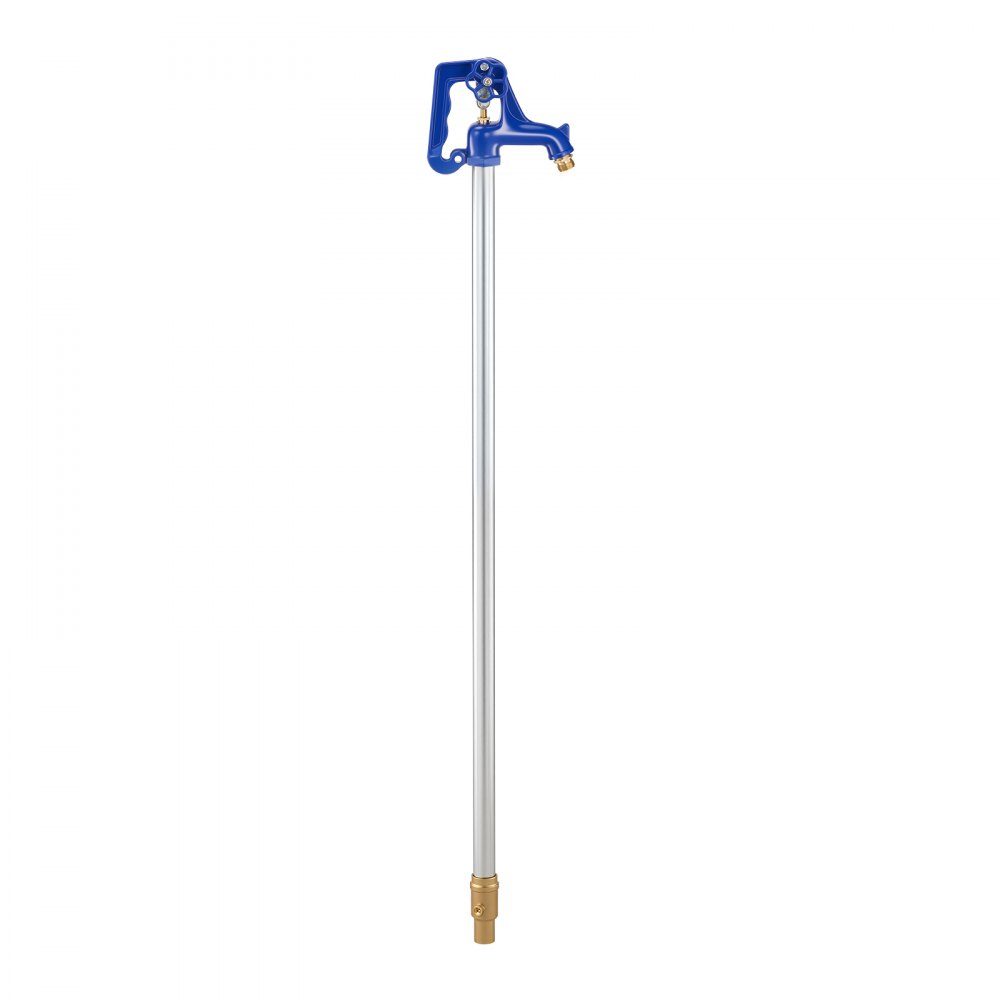 Frostsicherer Gartenhydrant, 980 mm Außenhahn mit 304,8 mm Einbautiefe, G 3/4"-Rohranschluss, Hebelgriff + Handrad, bleifreier Gartenhydrant für die Garten- und Bauernhofbewässerung