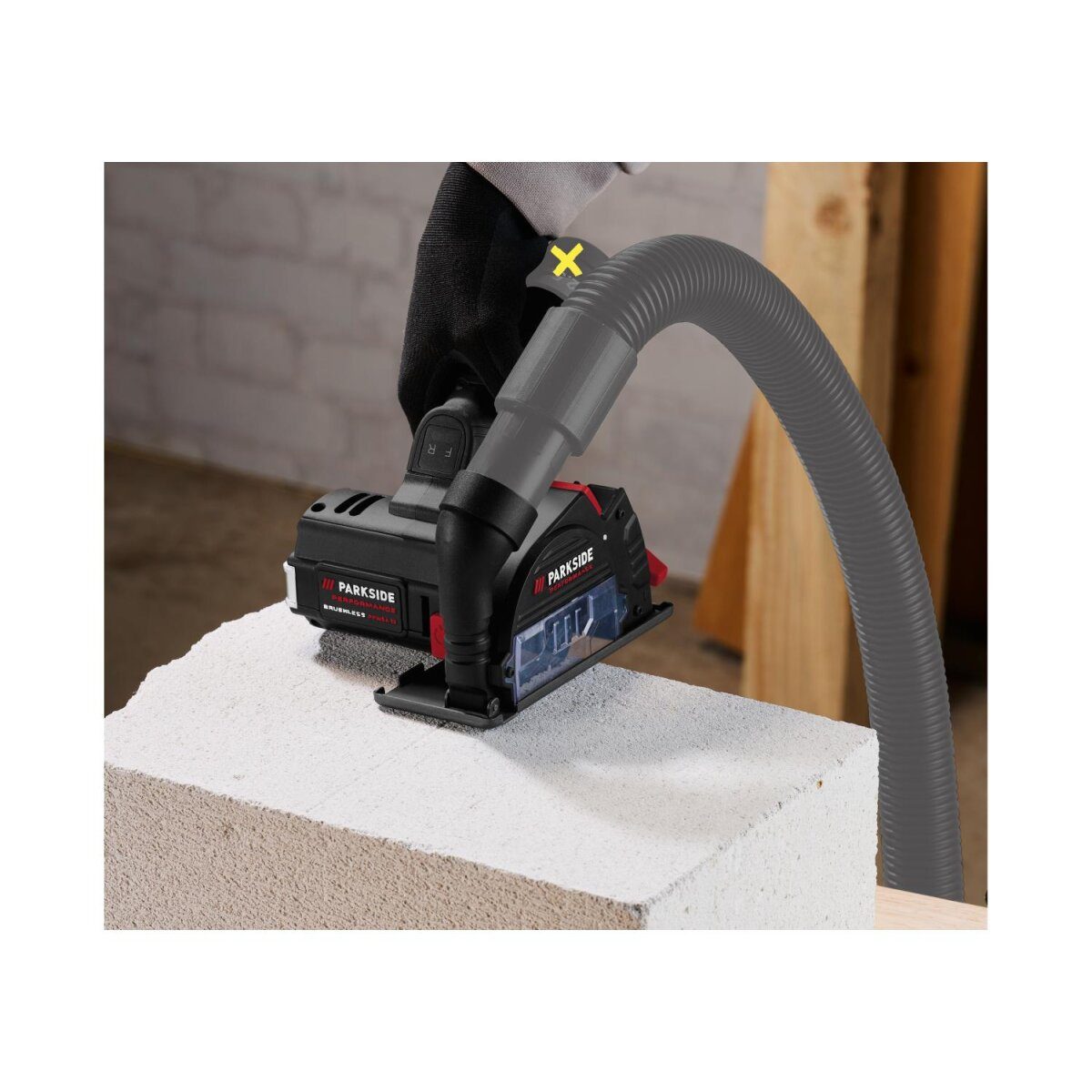 PARKSIDE PERFORMANCE® 12 V Akku-Winkelschleifer »PPWSA 12 A1«, ohne Akku und Ladegerät