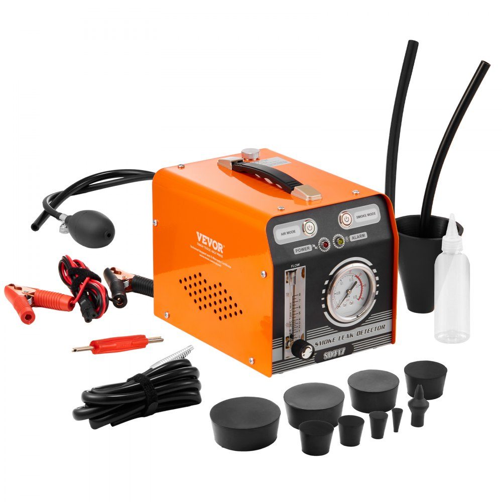 Auto-Nebelmaschine Nebelmaschine, Leckdetektor 8 l/min, Auto-Nebelmaschine Luftmodus & Rauchmodus zwei Modelle, Leckdetektor mit Manometer & Luftpumpen, Leckdetektor für EVAP-Systeme
