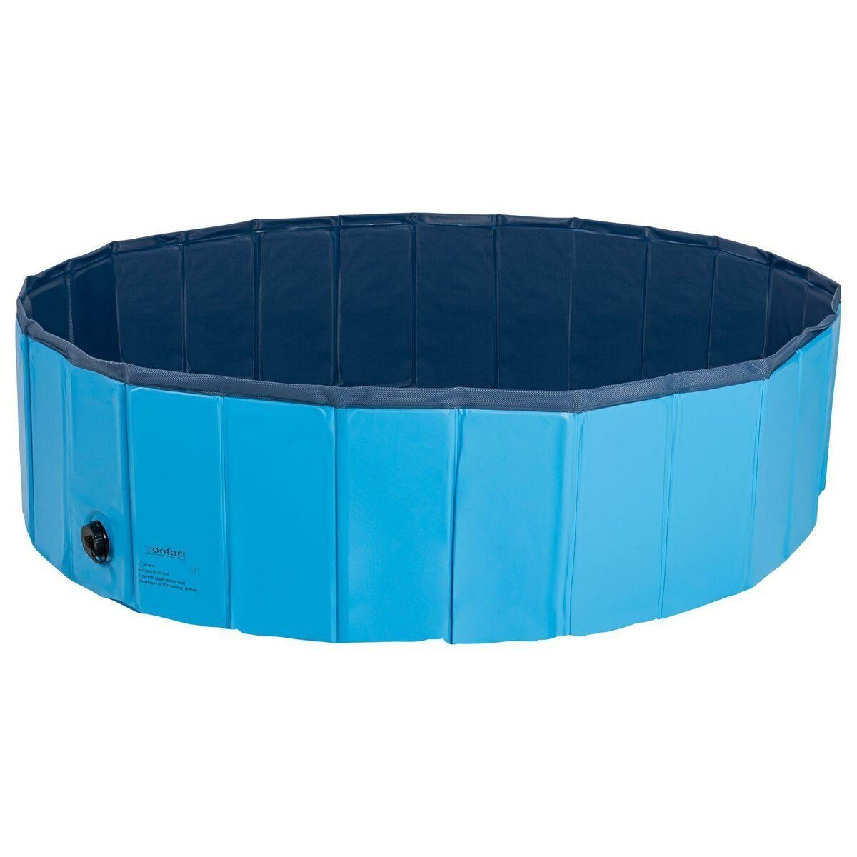 ZOOFARI® hondenzwembad, geen inflatie, opvouwbaar, inclusief draagtas