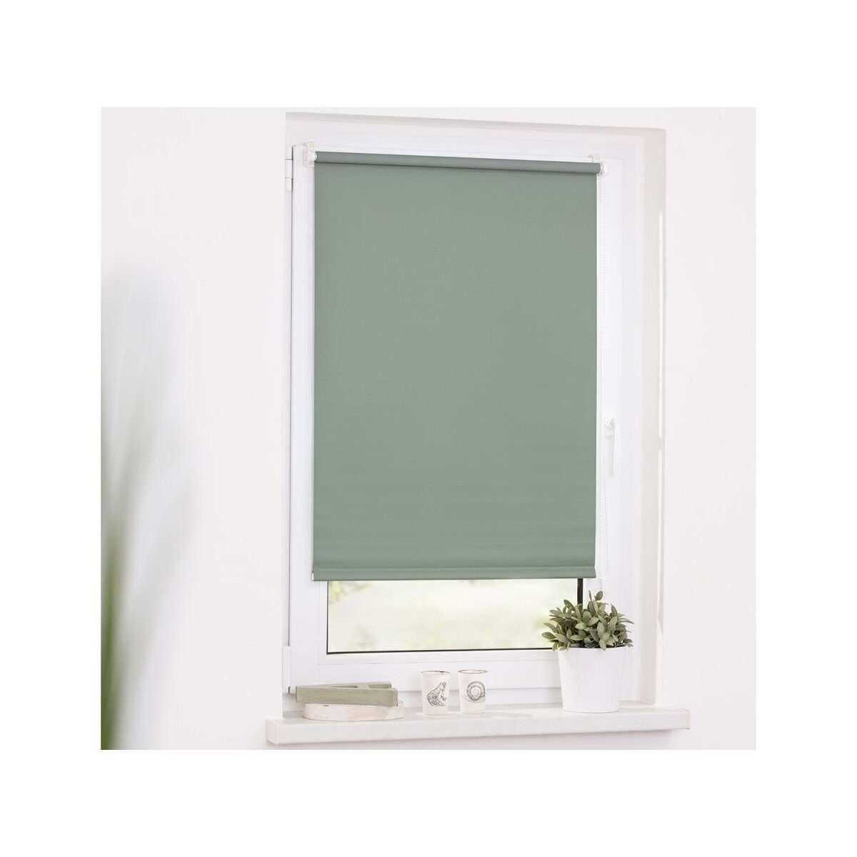 Lichtblick roller blind Klemmfix, no drilling, stretched, darkening, from 45 x 150 cm
