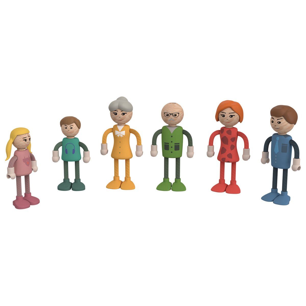 PLAYTIVE® Puppenhauszubehör, regt die Fantasie beim Biegen von Puppen an