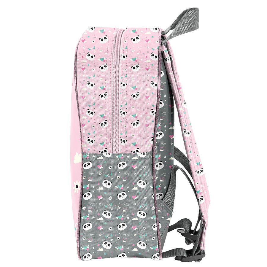 Little 3D panda with love kindergarten backpack
