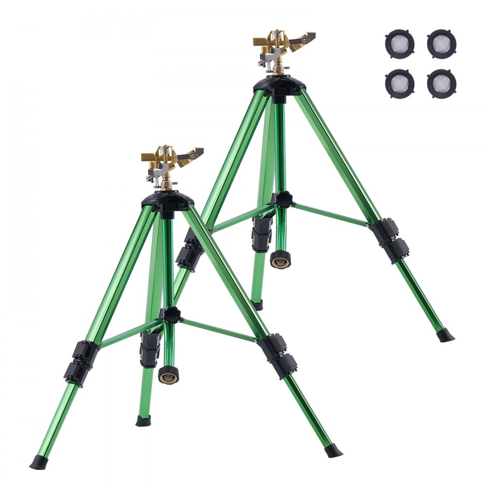 Sprinkler Telescopic Tripod Set of 2 with Brass Head and G3/4" Connector 360 Degree Heavy Duty Large Area Lawn Sprinkler Adjustable Height 430mm 686mm 940mm for Yard Sprinkler Telescopic Tripod Set of 2 with Brass Head and G3/4" Connector 360 Degree Heavy Duty Large Area Lawn Sprinkler Adjustable Height 430mm 686mm 940mm for Yard