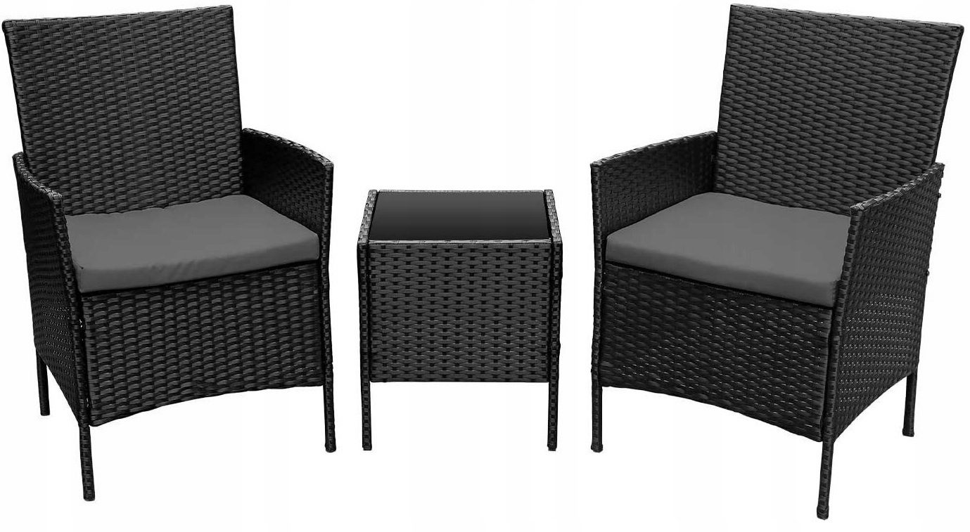 Sitzgruppe Rattan Gartenmöbel Gartenmöbel Polyrattan Set Tisch Sessel Lounge
