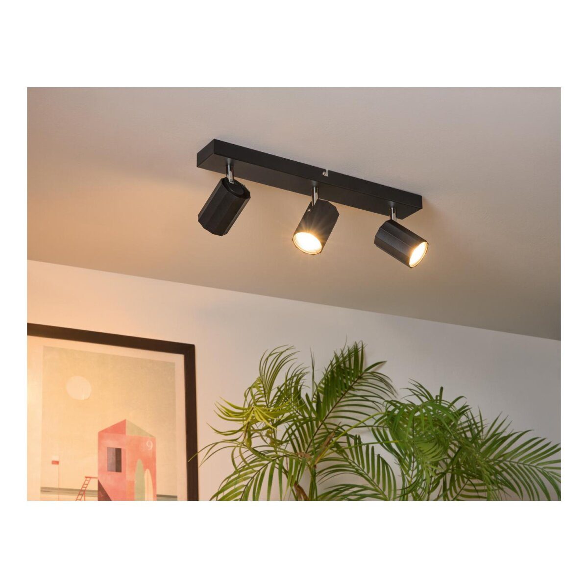 LIVARNO home ceiling spotlight / track light, with 3 tilting and swiveling spots