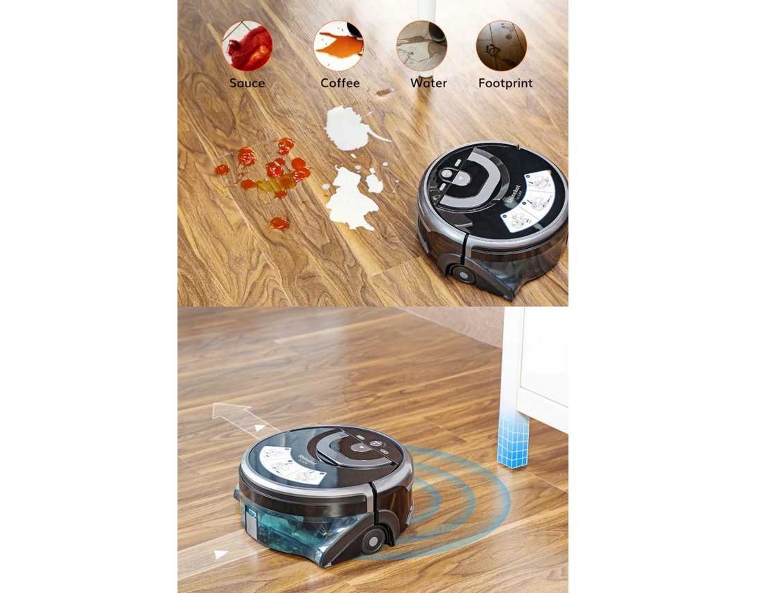 MEDION Wischroboter (MD10406) mit Wassertank Komplettset