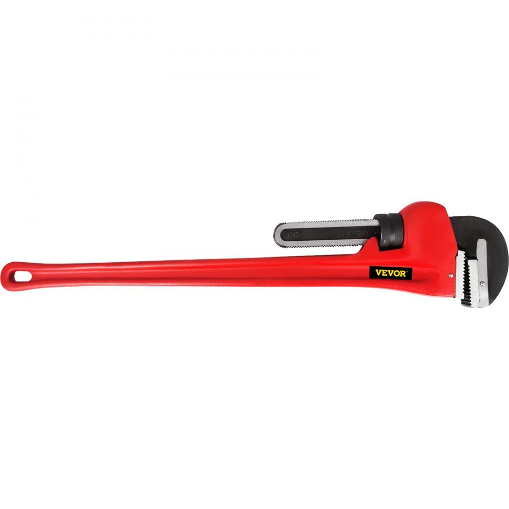 Pipe Wrench Crimping Tool Pressing Wrench 110cm Steel Pipe Wrench Adjustable Plumbing Tool for Sink Faucet Toilet Bathroom Kitchen Drain Repair Installation