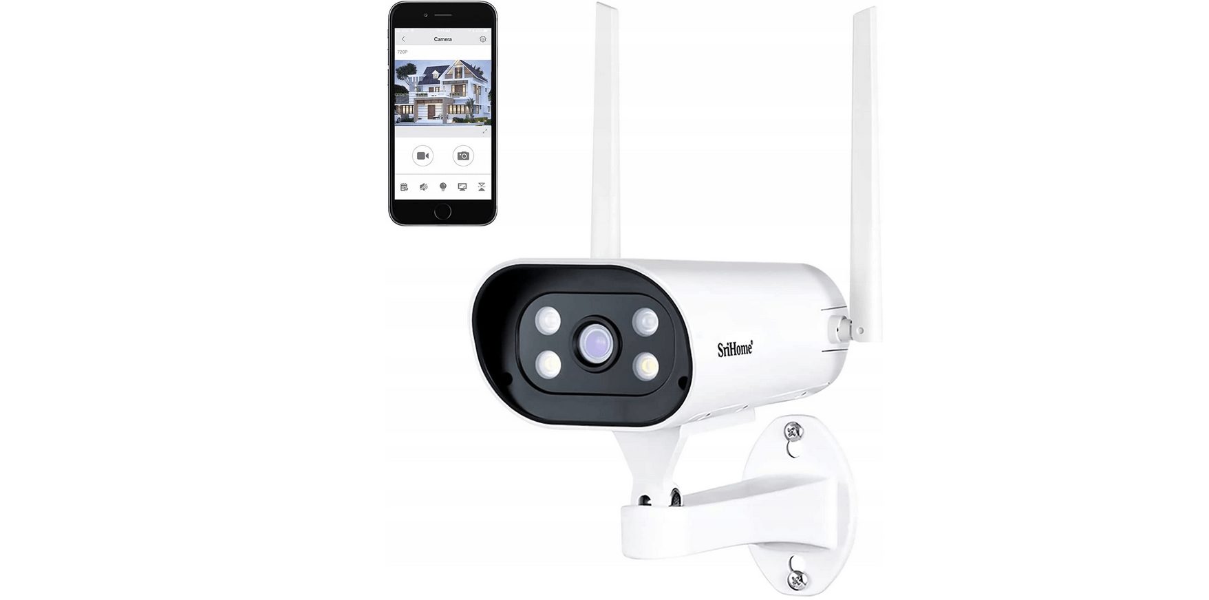 4MP IP Camera Night Vision Microphone 5G WIFI Android IOS Security Camera