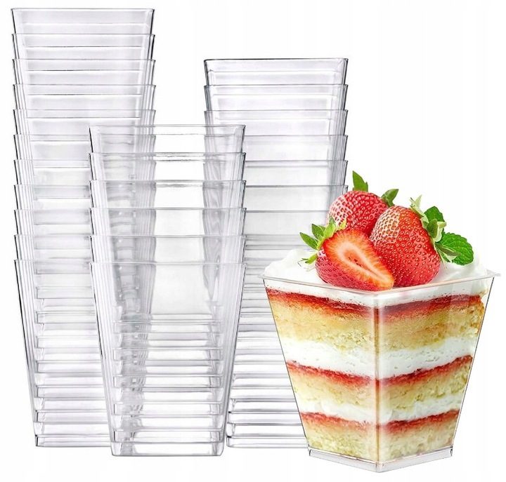 CONTAINER CUP SWEET TABLE FOR DESSERTS 160ML 20 pieces Gastro Restaurant Catering Snack Bar