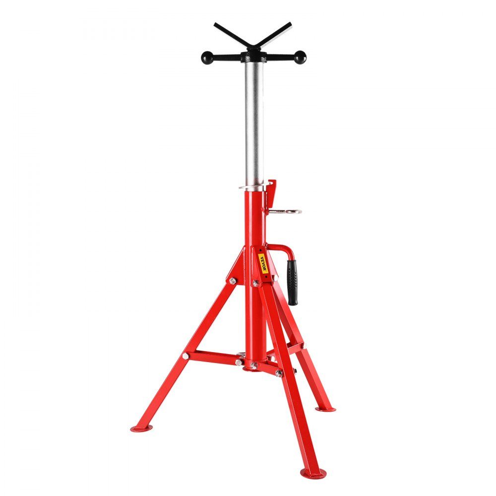 V Head Pipe Stand Height Adjustable 710-1320mm Pipe Stand 1134kg Portable Folding V Head Pipe Stand