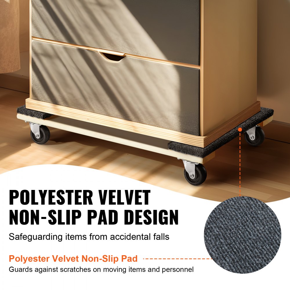 Meubelwagen 4 wielen Draagbare bewegende wielen Zwaar uitgevoerd in elkaar grijpend Klein plat zwaar meubilair 2 stuks 16" x 11" 500 lb capaciteit Zwart Meubelwagen 4 wielen Draagbare bewegende wielen Zwaar uitgevoerd in elkaar grijpend Klein plat zwaar meubilair 2 stuks 16" x 11" 500 lb capaciteit Zwart