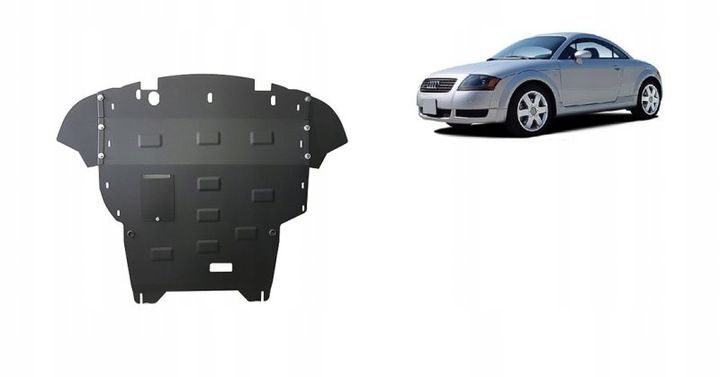 Protection anti-encastrement de capot moteur en acier Transformation Audi TT 8N 1998-2006 avec kit de matériel de complément Protection anti-encastrement de capot moteur en acier Transformation Audi TT 8N 1998-2006 avec kit de matériel de complément