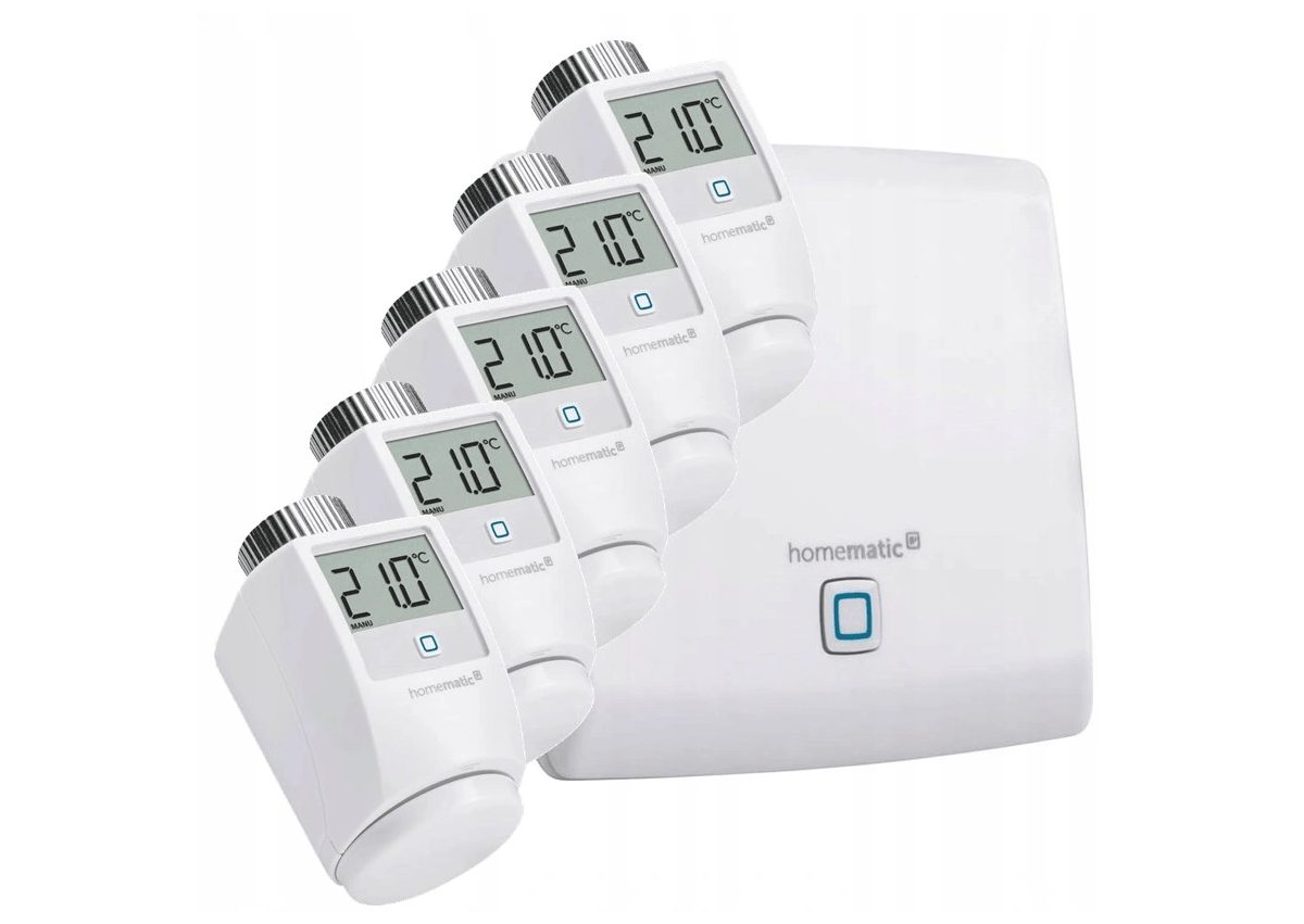 %SALE% Homematic CCU starter set with 5x Homematic IP thermostats