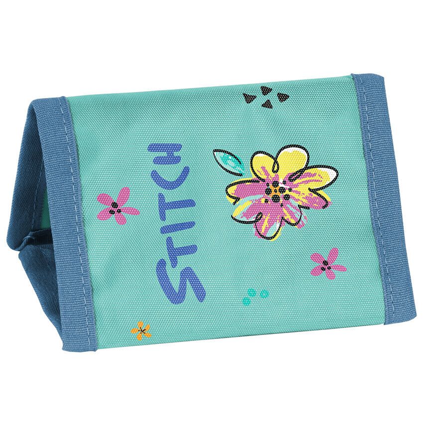 Portefeuille Fleurs Stitch kwiatki