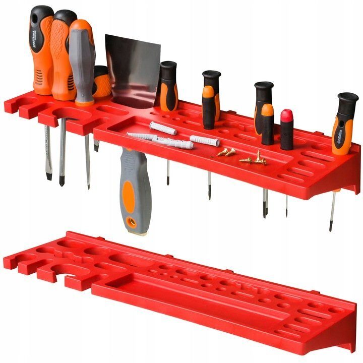 Workshop shelf tool wall 230x78 cm complete set