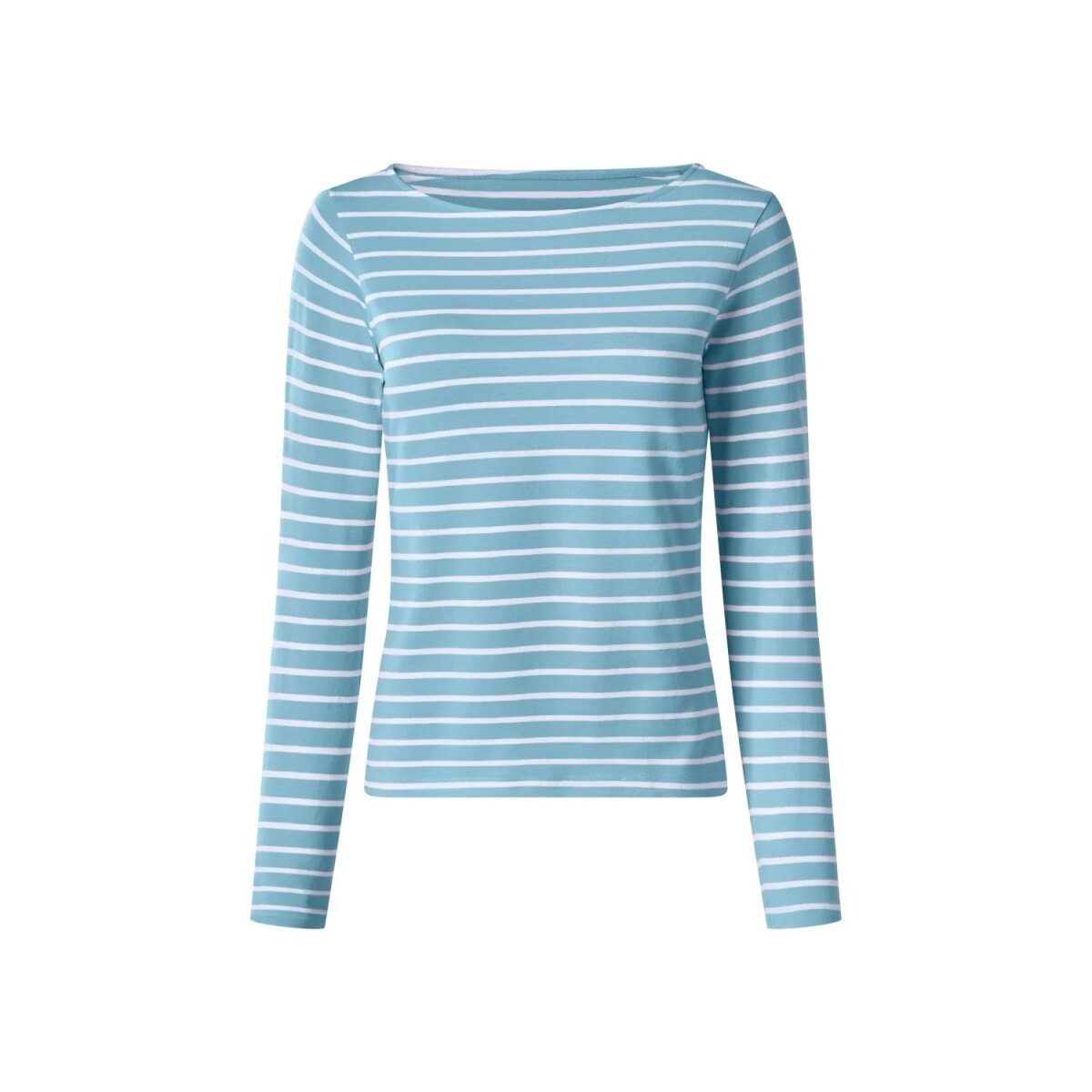 esmara® set of 2 women's long-sleeved shirts, S, navy blue/blue