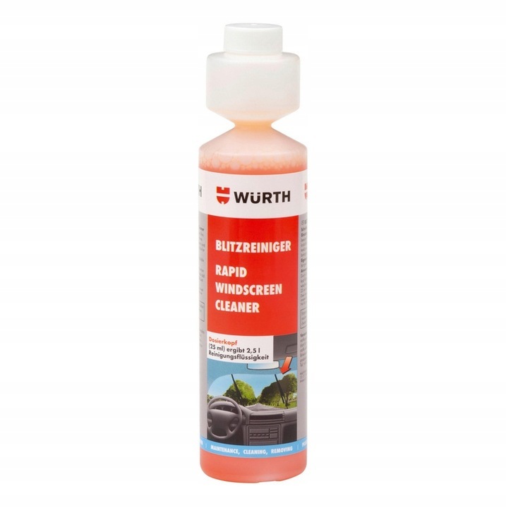 WÜRTH WURTH Fensterreiniger Blitzreiniger TopDos 250ml 0892333250 WÜRTH WURTH Fensterreiniger Blitzreiniger TopDos 250ml 0892333250