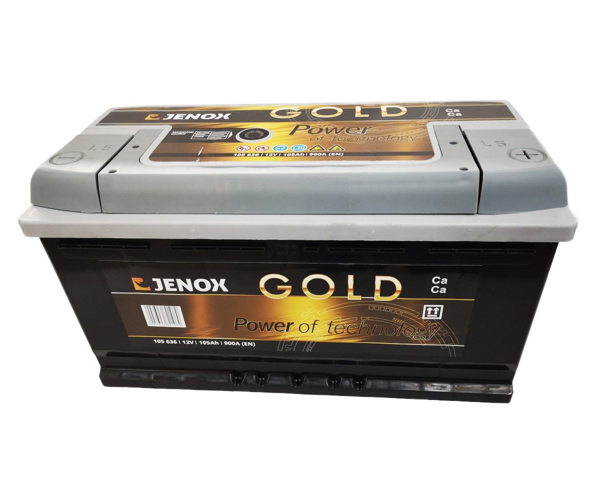 JENOX GOLD AKUMULATOR 105AH 900A P+ – Art.-Nr. 105636 – Art.-Nr. HT-47108