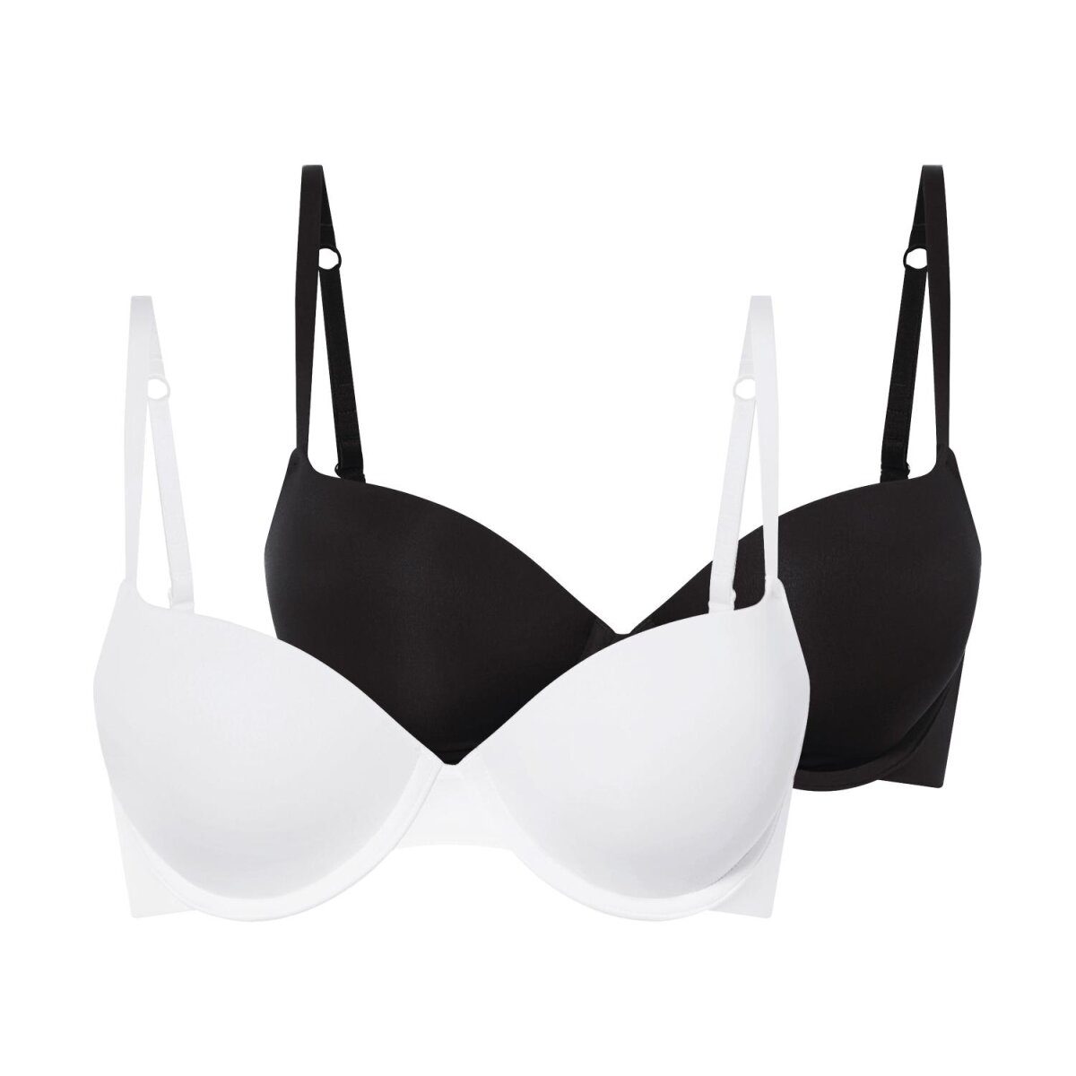 esmara® push-up bh's voor dames, set van 2, met verstelbare bandjes
