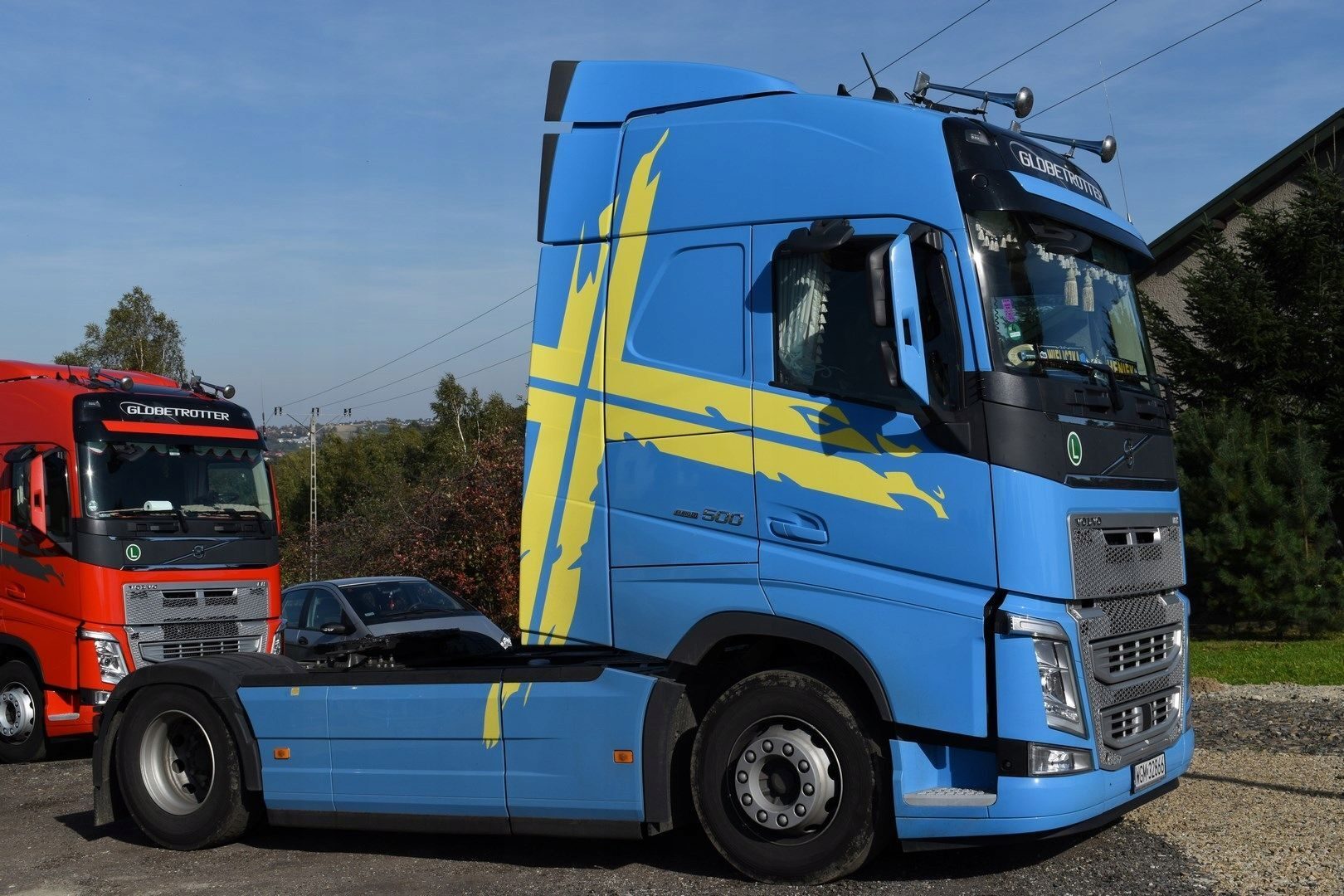NAKLEJKA z napisem na pojeździe VOLVO FH 12 13 16 KREUZ Set 3 – Nr kat. HT-17245