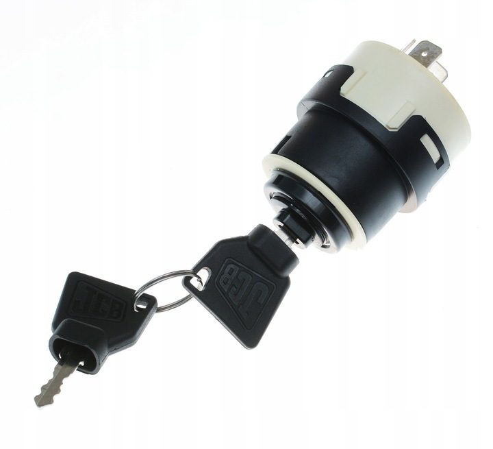 JCB ignition switch with 2 keys for JCB backhoe loader, mini excavator, crawler excavator, front loader and telehandler 701/45500 2CX, 3CX, 4CX, 8025, 8030, JS160W, JS220, JS200, JS160, JS175W, JS115, JS180..