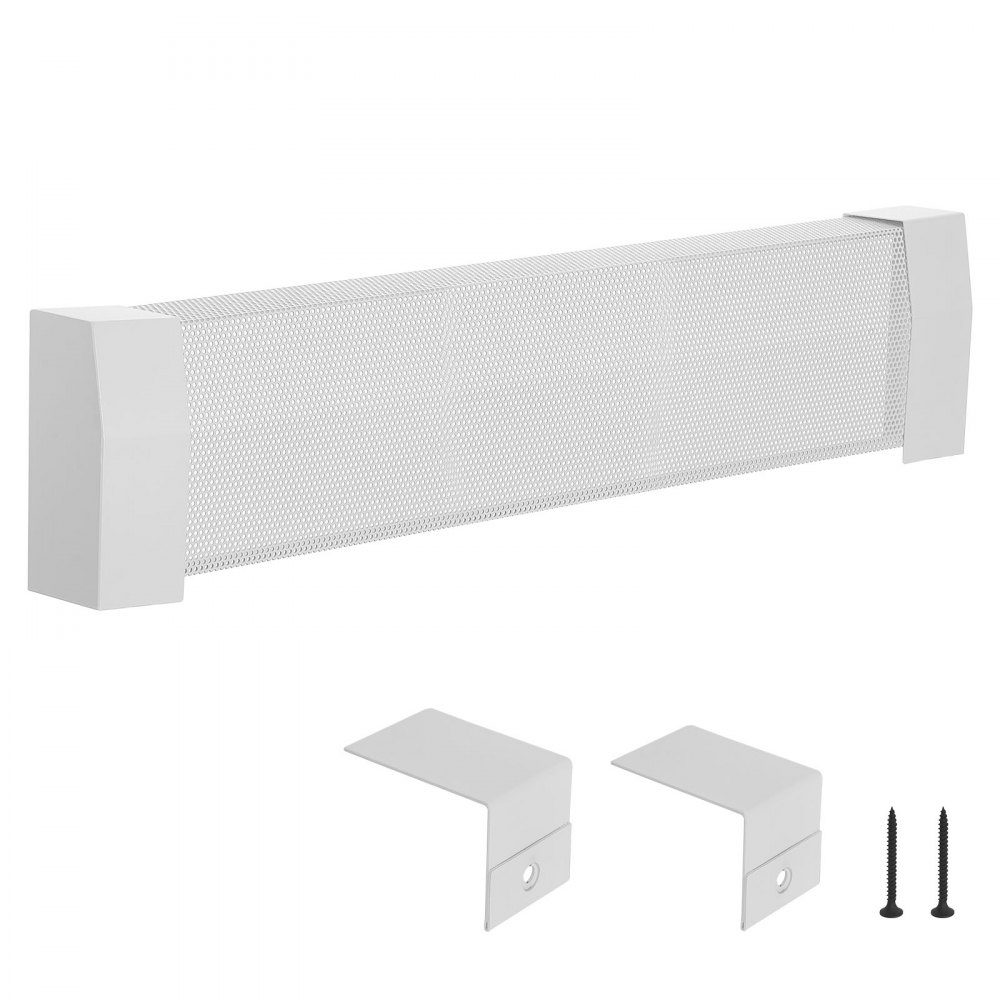 Heater Covers Premium Series 917 x 81 x 193mm Standard Front Cover for Radiators Electric Heaters Heavy Duty Steel Replacement Cover for Bedroom White