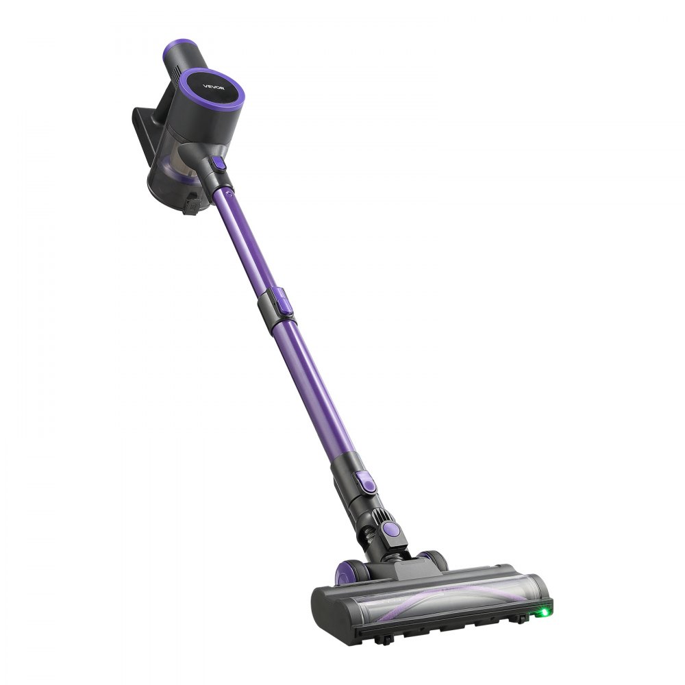 Aspirateur sans fil 25 kPa max. Puissance d'aspiration, aspirateur balai rechargeable avec bac à poussière, aspirateur à main léger avec 35 minutes d'autonomie pour tapis, poils d'animaux, sols durs