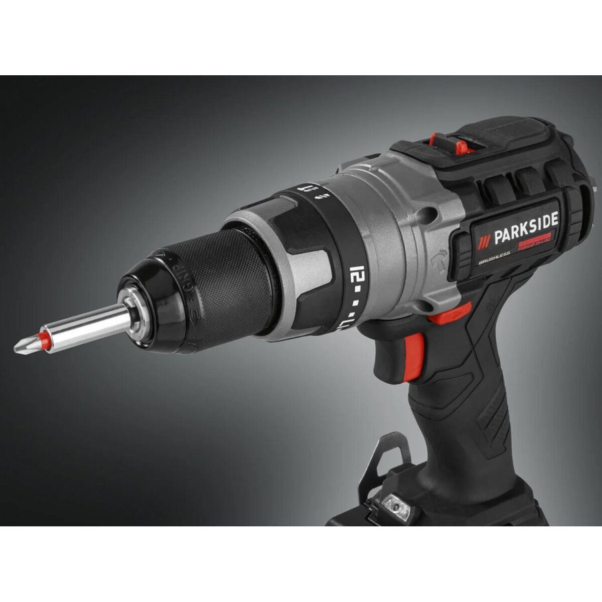 PARKSIDE PERFORMANCE 20 V cordless impact drill starter set “PSBSAP 20-Li B2”, including 97-piece accessory set