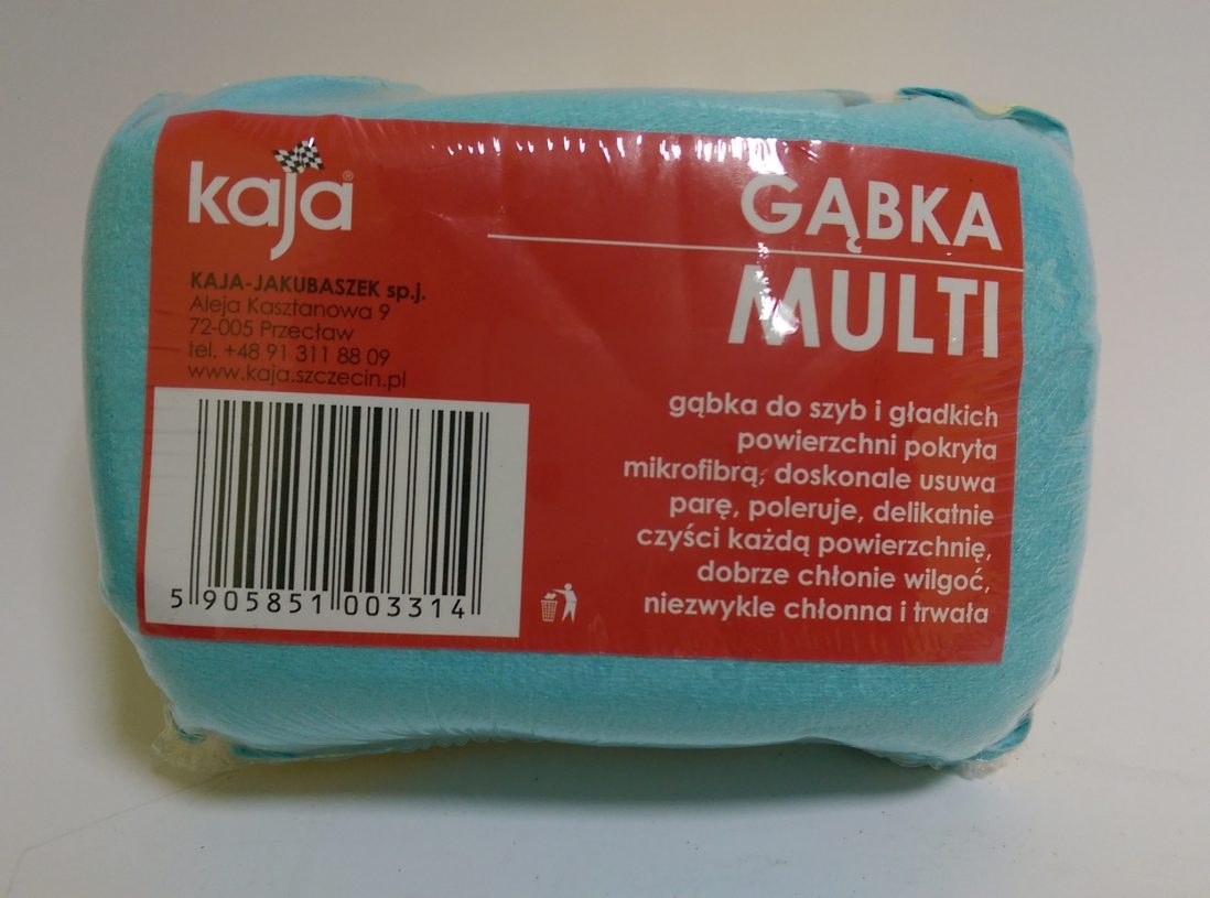 KAJA MULTI WINDOW SPONGE COVERED WITH MICROFIBRE – Part No. HT-49872