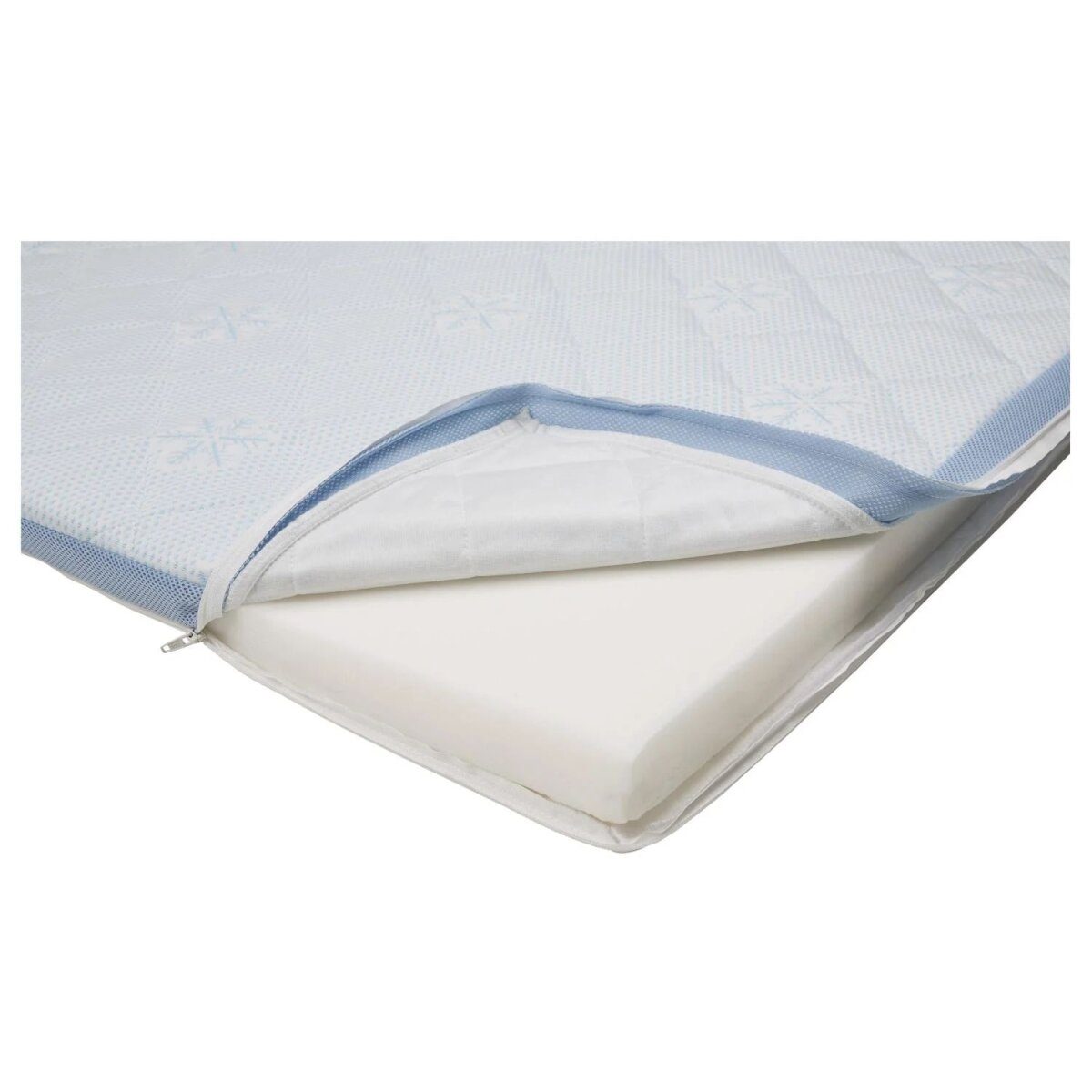 LIVARNO® Matratzenauflage Freeze, 90 x 200 cm, weiß