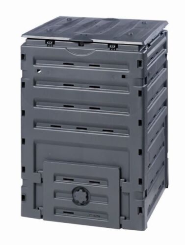 Garden composter 450l module thermal composter plastic composter black