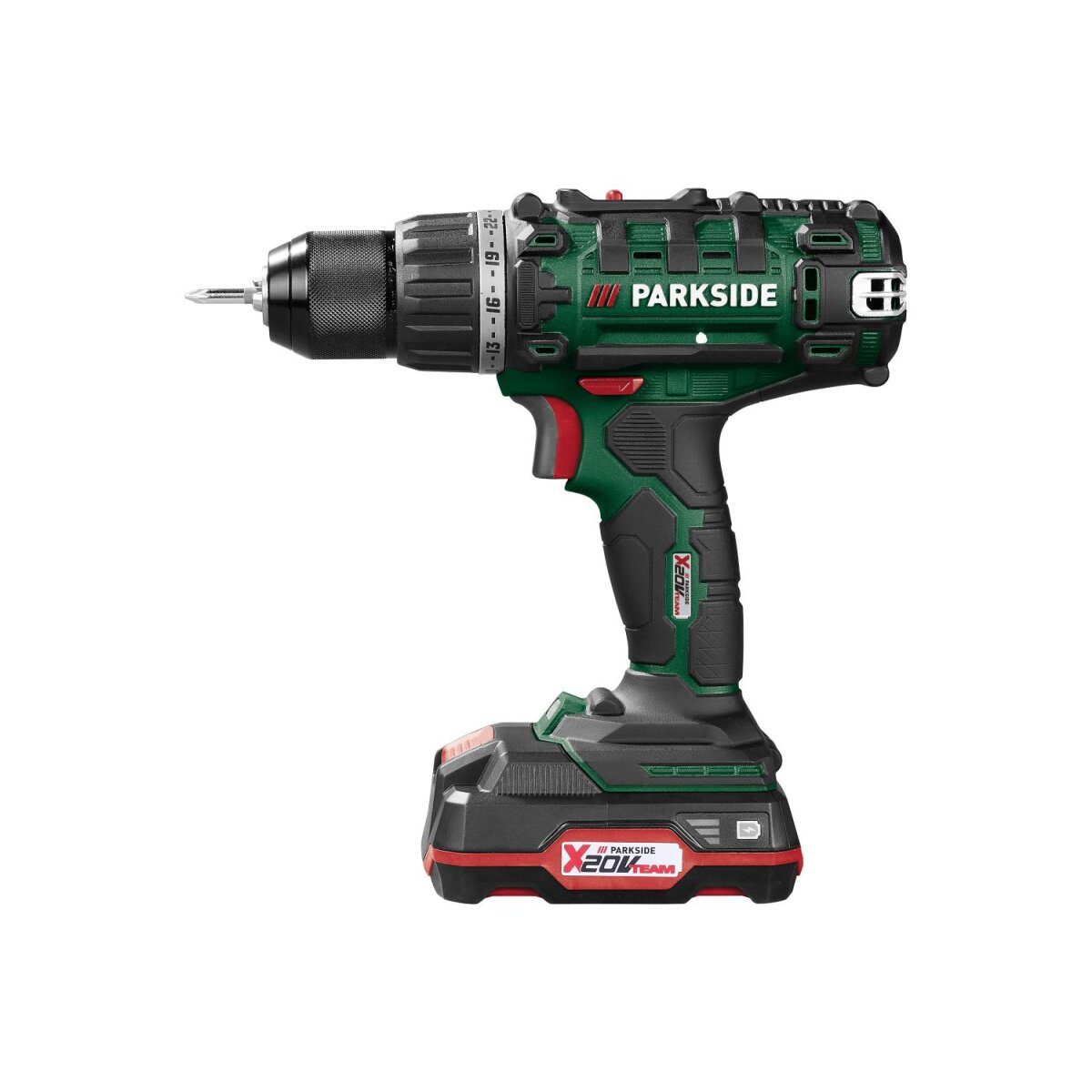 PARKSIDE® 20 V Akku-Bohrschrauber »PABS 20-Li I9«, mit Akku und Ladegerät