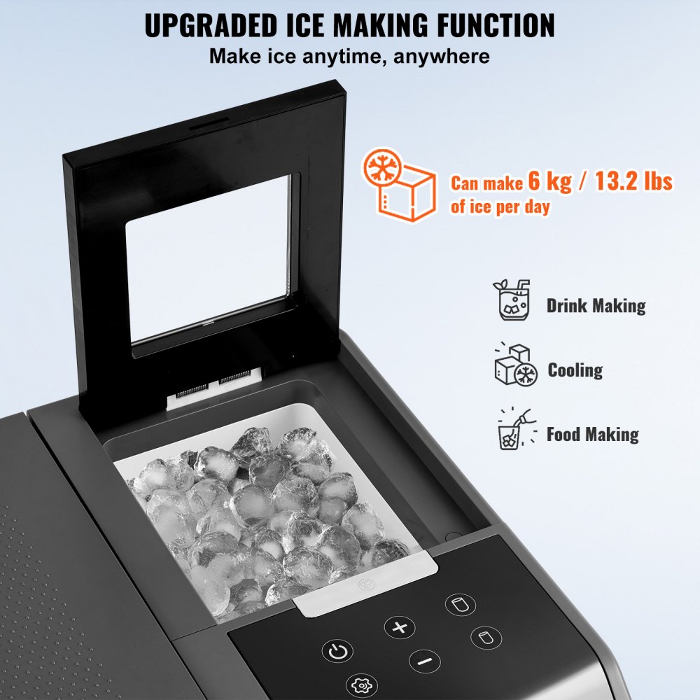 Portable Car Fridge with Ice Making Function, 12V Car Fridge, 35L Portable Single Zone Freezer, -20°C to 20°C Adjustable Temperature, with Wheels for Camping, Car, RV Portable Car Fridge with Ice Making Function, 12V Car Fridge, 35L Portable Single Zone Freezer, -20°C to 20°C Adjustable Temperature, with Wheels for Camping, Car, RV